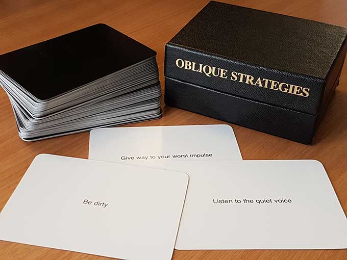 brian eno oblique strategies cards purchase