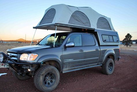 truck bed fold out tent