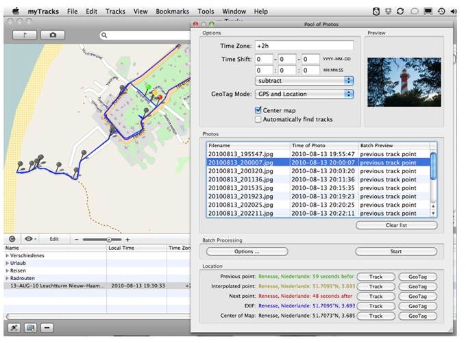 mytracks data