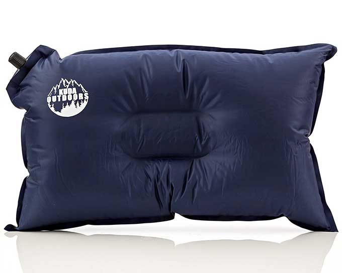 self inflating travel pillow