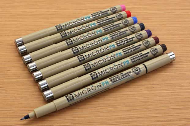 Sakura Pigma Micron, Set of 6 Earth Colors