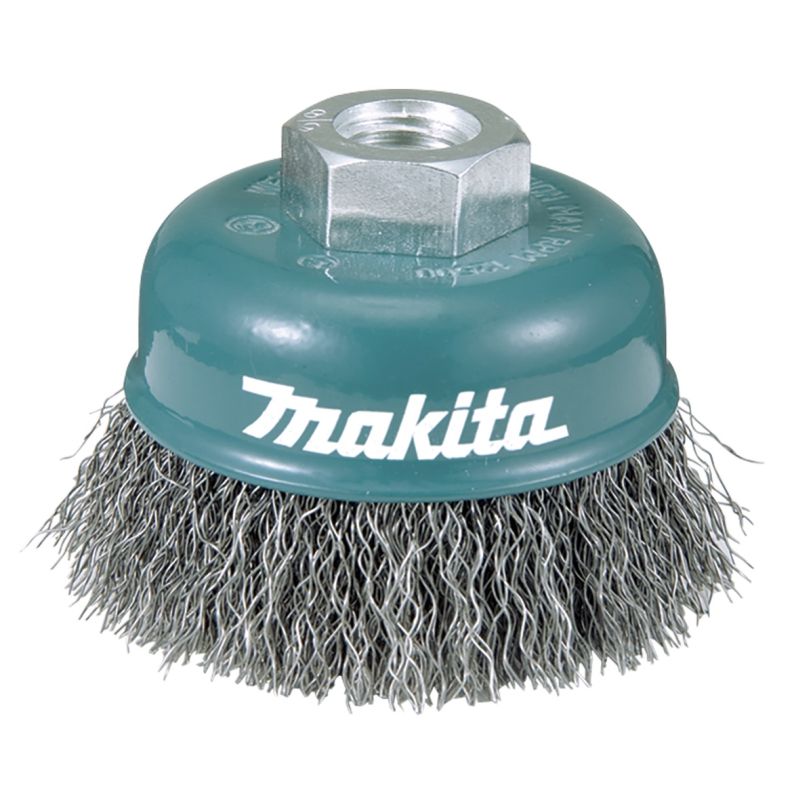 Makita 1 Piece - 3 Inch Knotted Wire Cup Brush For Grinders - Heavy-Du