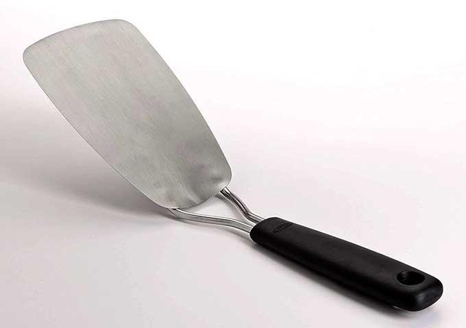 thin stainless steel spatula