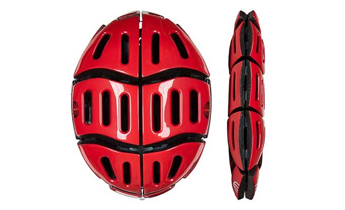 morpher flat folding helmet