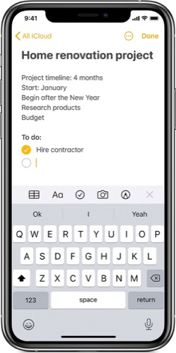 ios14-iphone-11pro-notes-create-checklist