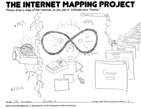 The Internet map