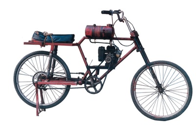 a motor bicycle