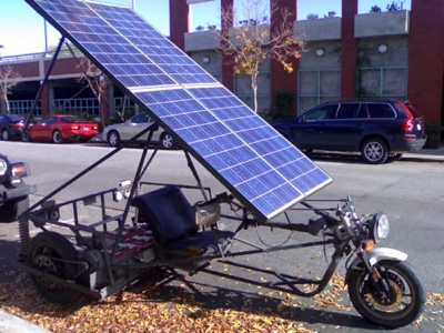 solar powered trike