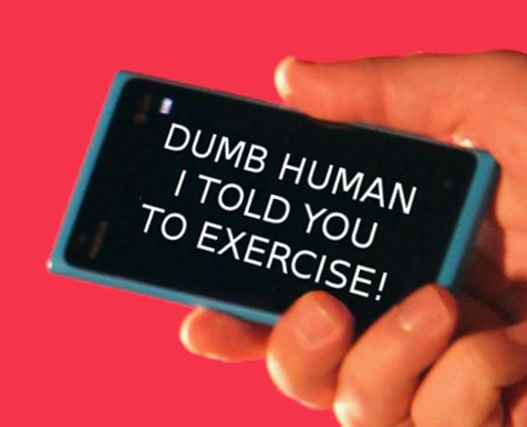 The end result of the quantified self movement mobile phones give up on us
